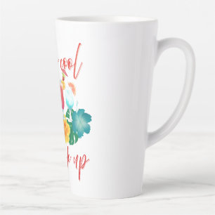 Blijf koel drink omhoog Latte Mok