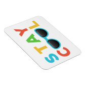 Blijf koel | Grappig kleurrijk Magneet (Rechterzijde)