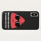 Blijf koel Hoesje-Mate Barely iPhone X Case-Mate iPhone Case (Achterkant (horizontaal))