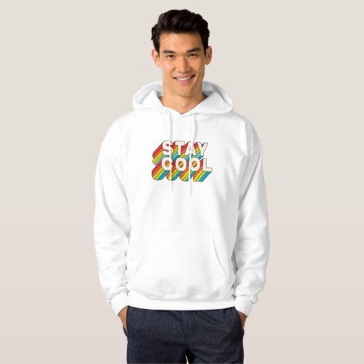 Blijf koel hoodie (Voorkant volledig)