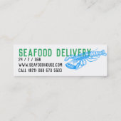 Blijf koel Kaarten voor levering Mini Visitekaartje (Achterkant)