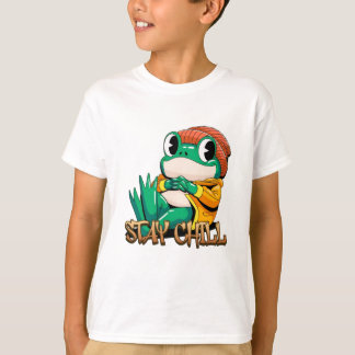 Blijf Koel Kikker – Cool Vibes Grafische T-shirt