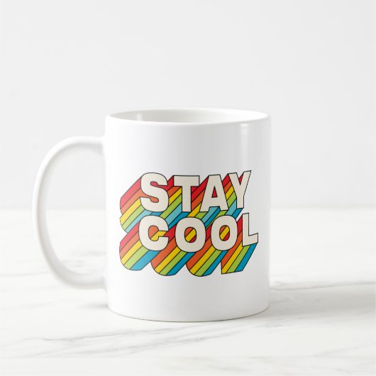 Blijf koel koffiemok (Links)