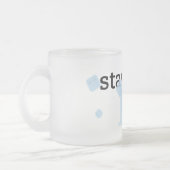 'Blijf koel' Matglas Koffiemok (Links)