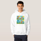 Blijf koel met AQUNY - Hydration Hero Soccer Comic Hoodie (Voorkant volledig)