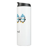 Blijf koel Mijn vriend Pinguïns Thermosbeker (Geroteerd rechts)