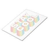 Blijf koel notitieblok (Schuin)