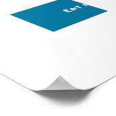 Blijf koel poster (Hoek)