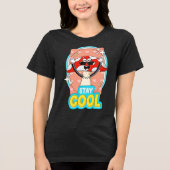 Blijf koel - Retro Mushroom T-shirt (Voorkant)