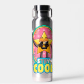 Blijf Koel Retro Ster Waterfles (Voorkant)