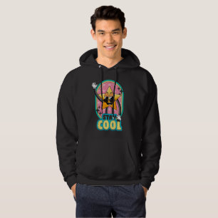 Blijf Koel - Retro Vintage Star Zwarte Hoodie