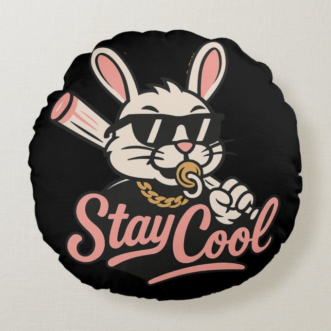 Blijf koel rond kussen (Voorkant)