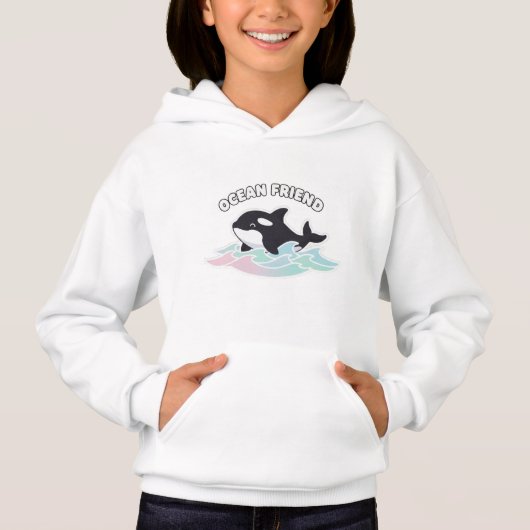 Blijf Koel - Schattige Kawaii Orka Walvis (Voorkant)