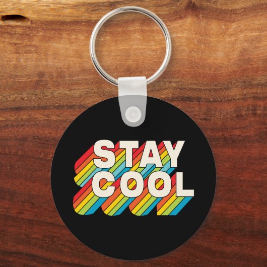 Blijf koel sleutelhanger (Achterkant)