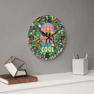 Blijf Koel Ster – Retro Pop Art Klok