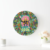 Blijf Koel Ster – Retro Pop Art Klok (Huis)
