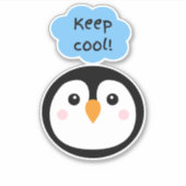 Blijf koel! sticker (Voorkant)