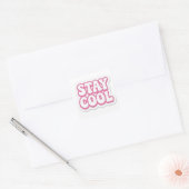 Blijf Koel Sticker Minimalistische Positieve Spreu (Envelop)