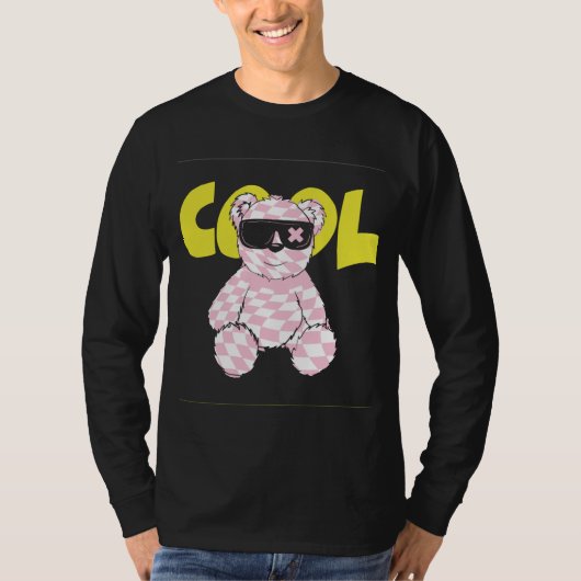 Blijf Koel Teddybeer T-shirt (Voorkant)