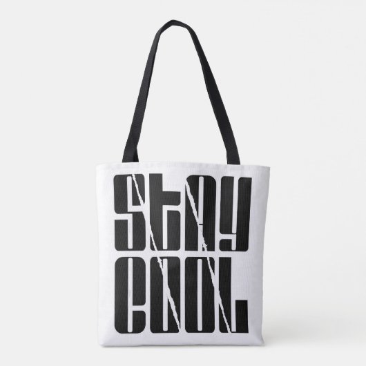 Blijf koel tote bag (Achterkant)
