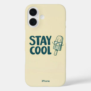 Blijf Koel Vibes iPhone 16 Hoesje
