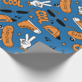 Blijf koele jaren '90 Nostalgie Cadeaupapier (Hoek)