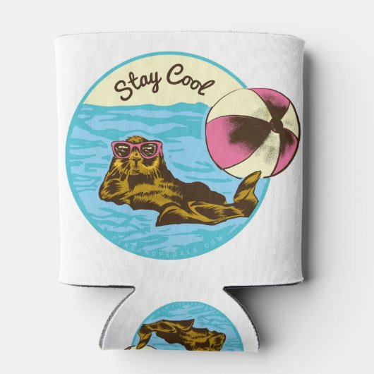 Blijf koele zonnebril otter blikjeskoeler (Achterkant)