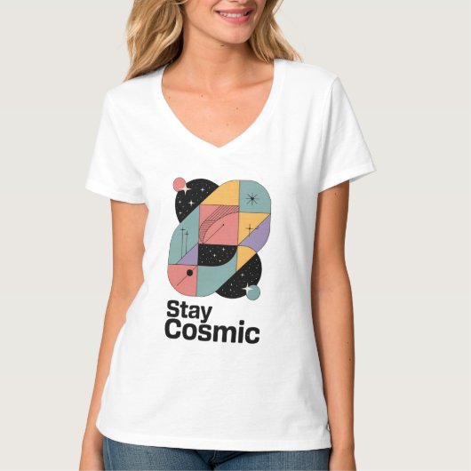 Blijf Kosmisch T-shirt (Voorkant)