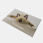 Blijf koude kat Kitten uit, instapmodel Deurmat (Schuin)