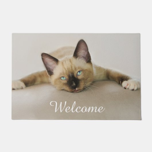 Blijf koude kat Kitten uit, instapmodel Deurmat (Voorkant)