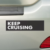 Blijf kruisen bumpersticker (Op auto)