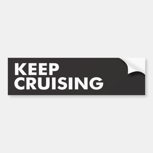 Blijf kruisen bumpersticker (Voorkant)
