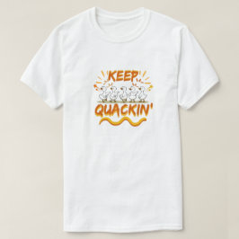 Blijf Kwakend (Dansen) Grappige Eenden Punt T-shirt