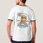 Blijf Lachen Aan T-shirt (Achterkant)