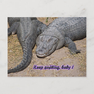 Blijf lachen, baby ! briefkaart
