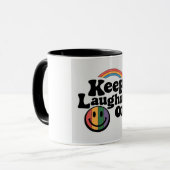 Blijf lachen mok (Voorkant links)