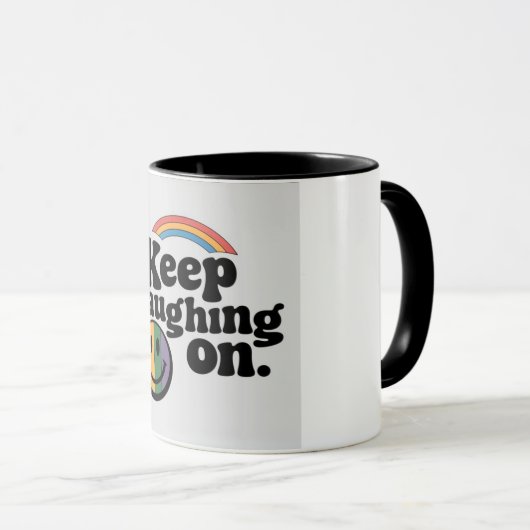 Blijf lachen mok (Voorkant rechts)