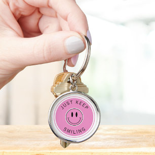 Blijf lachen sleutelhanger
