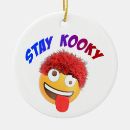 Blijf lekker keramisch ornament