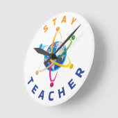 Blijf leraar Muur Klok (Hoek)