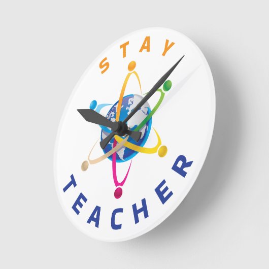 Blijf leraar Muur Klok (Hoek)