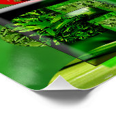 Blijf leven op het Afbeelding van vijf vruchtendra Perfect Poster (Hoek)