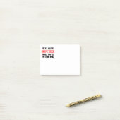 Blijf leven. Sms niet terwijl je bij me bent Post-it® Notes (Op bureau)
