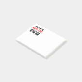 Blijf leven. Sms niet terwijl je bij me bent Post-it® Notes (Schuin)