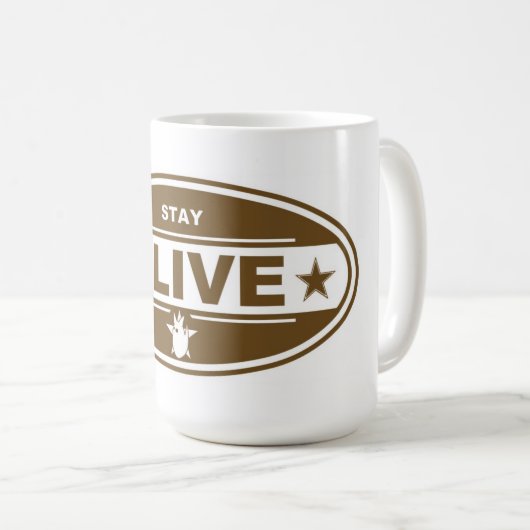 BLIJF LEVENDE MOK (BROWN) (Voorkant rechts)