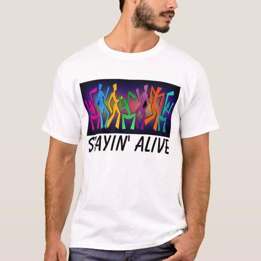 Blijf levende T-shirts, Disco T-shirt (Voorkant)