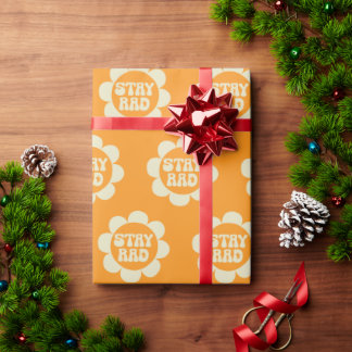 Blijf lezen Retro Graphic Wrapping Paper Cadeaupapier