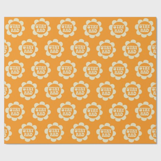 Blijf lezen Retro Graphic Wrapping Paper Cadeaupapier (Vlak)