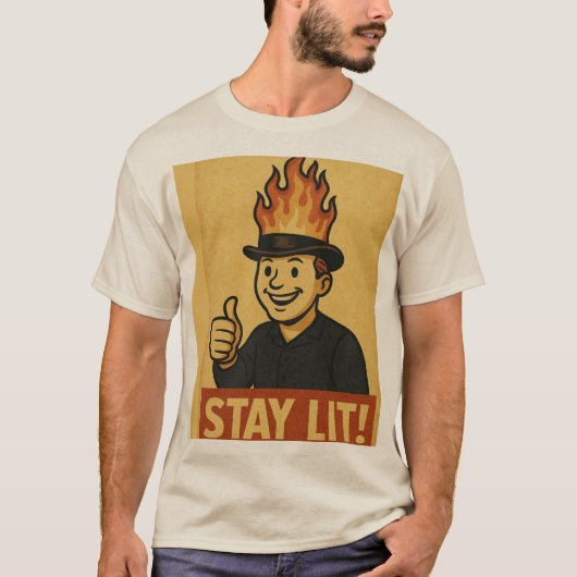 Blijf Licht T-shirt (Voorkant)