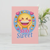 Blijf lief  kaart (Staand voorkant)